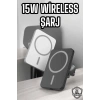 Nevamel İOS Uyumlu Manyetik Tasarım Magsafe İphone 12/13/14/15 araç şarjı
