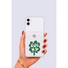 Nevamel® iPhone 11 Kartlıklı Lucky Yonca Desenli Kılıf