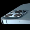 Nevamel İPhone 12 3D Metal Kamera Koruyucu Metal Lens-(5775)