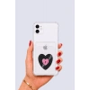Nevamel® iPhone 12 Kartlıklı Vinly Desenli Kılıf