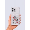 Nevamel® iPhone 14 Pro Max Kartlıklı XoXO Desenli Kılıf