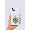 Nevamel® iPhone 15 Kartlıklı Lucky Yonca Desenli Kılıf