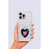 Nevamel® iPhone 16 Pro Max Kartlıklı Vinly Desenli Kılıf