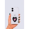 Nevamel® iPhone 17 Kartlıklı Vinly Desenli Kılıf