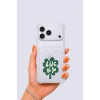 Nevamel® iPhone 17 Pro Max Kartlıklı Lucky Yonca Desenli Kılıf