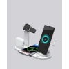 Nevamel iPhone Apple Watch ve AirPods ile Uyumlu 4ü 1 Arada Şarj Ünitesi – Tüm Apple Cihazları Tek Noktada
