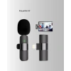 Nevamel® iPhone İçin Çift Mikrofonlu Telsiz Yaka Mikrofonu 360 Derece HD Ses