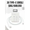 Nevamel Iphone Uyumlu İOS Uyumlu Lightning Hızlı Şarj Tye C Lightning Şarj Kablosu
