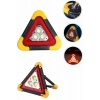 Nevamel® Işıklı İkaz Lambası Reflektör Şarjlı Işıklı Üçgen LED Acil Durum Feneri