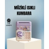 Nevamel® Işıklı Sesli Şifreli Otomatik Para Çeken Kumbara Mor