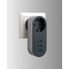 Nevamel® Isıya Dayanıklı 3 USB Portlu Güvenlikli Priz – Akıllı Enerji Yönetimi