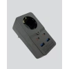 Nevamel® Isıya Dayanıklı PC Gövdeli Akım Korumalı Priz 4 USB