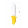Nevamel® Jos B-Nana Vibratör, Silikon, Beyaz, 19 Cm