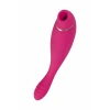 Nevamel® Jos Danvi Vakum Dalgası Vibratör, Silikon, Pembe, 21,5 Cm