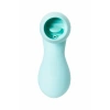 Nevamel® Jos Di̇ngo Dilli Klitoral Vakum Vibratörü, Silikon, Cam Göbeği, 9,5 Cm