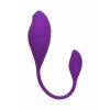 Nevamel® Jos Ginny Vakum Klitoral Vibrator, Silikon, Mor, 31 Cm