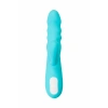 Nevamel® Jos Klitoral Uyarımlı Vibratör-Döndürücü Merry-Swi, Silikon, Mavi, 20,7 Cm