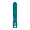 Nevamel® Jos Mija Up&Down Fonksiyonlu Ve Halkalı Uyarıcılı Vibratör, Silikon, Yeşil, 19 Cm