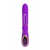 Nevamel® Jos Pitti Silikon Mor 24Cm Dil Vibratör Vakum Stimülasyon Seks Oyuncakları Kadınlar Için