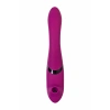 Nevamel® Jos Vakum Uyarımlı Döner Vibratör Spinser, Silikon, Mor, 23 Cm