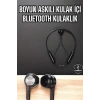 Nevamel Kablolu Boyun Askılı Dijital Göstergeli Bluetooth Kulaklığı 60 Saat