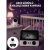 Nevamel® Kablosuz Bebek Kamera Sistemi Ninni ve Alarm Özellikli Yeni Nesil