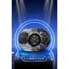 Nevamel® Kablosuz Bluetooth Bağlantılı Kulaklık ve Dokunmatik Ekran Akıllı Saat Arama Cevaplama