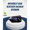 Nevamel® Kablosuz Bluetooth İnterkom IP65 Suya Dayanıklı 40mm HD Ses ve 40 Saat Pil