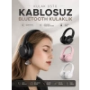 Nevamel® Kablosuz Bluetooth Kulaklık ANC/ENC Destekli Kulak Üstü Yüksek Ses Kaliteli