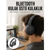 Nevamel® Kablosuz Bluetooth Kulaklık Kulak Üstü Ayarlanabilir Uzun Ömürlü Yeni Nesil