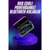 Nevamel Kablosuz Bluetooth Kulaklık Rgb Gaming Oyuncu Kulaklığı Gecikme Önleyici