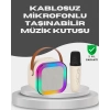 Nevamel® Kablosuz Karaoke Mikrofon Hoparlör Seti Güçlü Ses Çıkışı