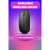 Nevamel Kablosuz Mouse Fare Şarjlı Bluetooth Wireless Çift Modlu Sessiz