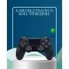 Nevamel® Kablosuz PS4 Oyun Kolu Çift Motor Titreşimli Uzun Bataryalı