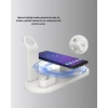 Nevamel Kablosuz Şarj İstasyonu 4’ü 1 Arada iPhone Watch ve AirPods Uyumlu