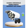 Nevamel® Kamera Görünümlü Solar LED Lamba Hareket Sensörlü Uzaktan Kumandalı Bahçe Duvar Aydınlatması