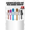 Nevamel Karaoke Mikrofon Bluetooth Bağlantılı Aux Girişli Uzun Pil Ömrü Yüksek Ses Kaliteli