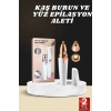 Nevamel Kaş Burun Ve Yüz Epilasyon Aleti Kablosuz Şarjlı Kökten Alan Epilasyon Aleti
