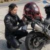 Nevamel® Kask Esnek Motosiklet Kask ve Bagaj Filesi – Kask Sabitleyici Plastik Kancalı Taşıma Ağı 35x35 cm (1431)
