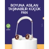 Nevamel® Katlanabilir Asılabilir Mini Fan USB Şarjlı 3 Kademeli Sessiz