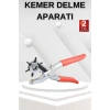 Nevamel Kemer Delme Makinesi Aleti Kemer Delme Pensi Kumaş Kemer Ayakkabı Deri