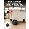 Nevamel® Kilitli Mobilya Tekerleği 6 cm 4’lü Kolay Kurulum