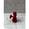 Nevamel® Kırmızı Ejderha Biblo 12 cm Dekoratif Fantastik Obje Hediyelik Süs Eşyası