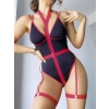 Nevamel® Kırmızı Şeritli Fantezi Mayokini