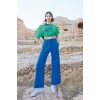 Nevamel® Kısa Kollu Never Give Up 3Lü Crop Eşofman Takımı