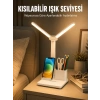 Nevamel® Kısılabilir LED Masa Lambası – Kalemlik Telefon Standı ve Okuma Işığı Bir Arada Yeni Nesil