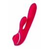 Nevamel® Klitoral Uyarıcılı Vibratör Jos Doobl, Silikon, Pembe, 20 Cm