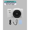 Nevamel® Kompakt Dijital Fotoğraf Makinesi Beyaz 18X Dijital Zoom Destekli