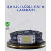 Nevamel® Kompakt LED Kafs Feneri USB Şarjlı Manyetik 2 Işık Modlu 215 Lümen