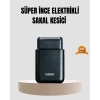 Nevamel® Kompakt Şarjlı Tıraş Makinesi Çift Yönlü Bıçaklı 45 Dakika Kullanım Süreli